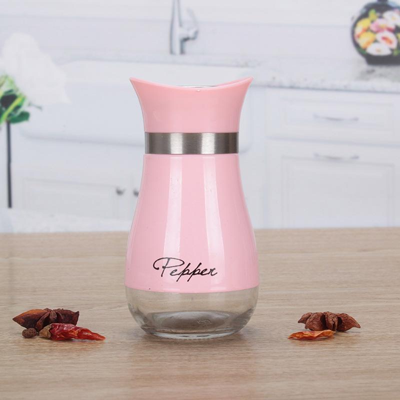 Набор из солонки и перечницы из нержавеющей стали со стеклянной бутылкой, дозатором для специй, кухонные принадлежности для стола, автофургона, кемпинга, барбекю