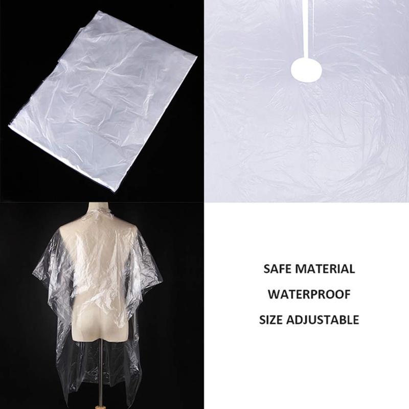 hot! 50Pcs Disposable Hair Dyeing Cape Shawl Hairdressing Hair Cutting Salon Scarf 92*130cm