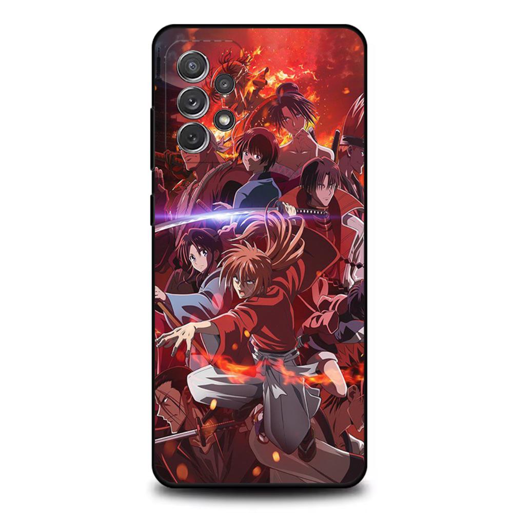 Крутые комиксы R_Rurouni Kenshin Чехол для телефона Samsung S25,S24,S21,S22,S23,S30,Ultra,S20,Plus,Fe,Lite,Note,10,9,5G Черный чехол