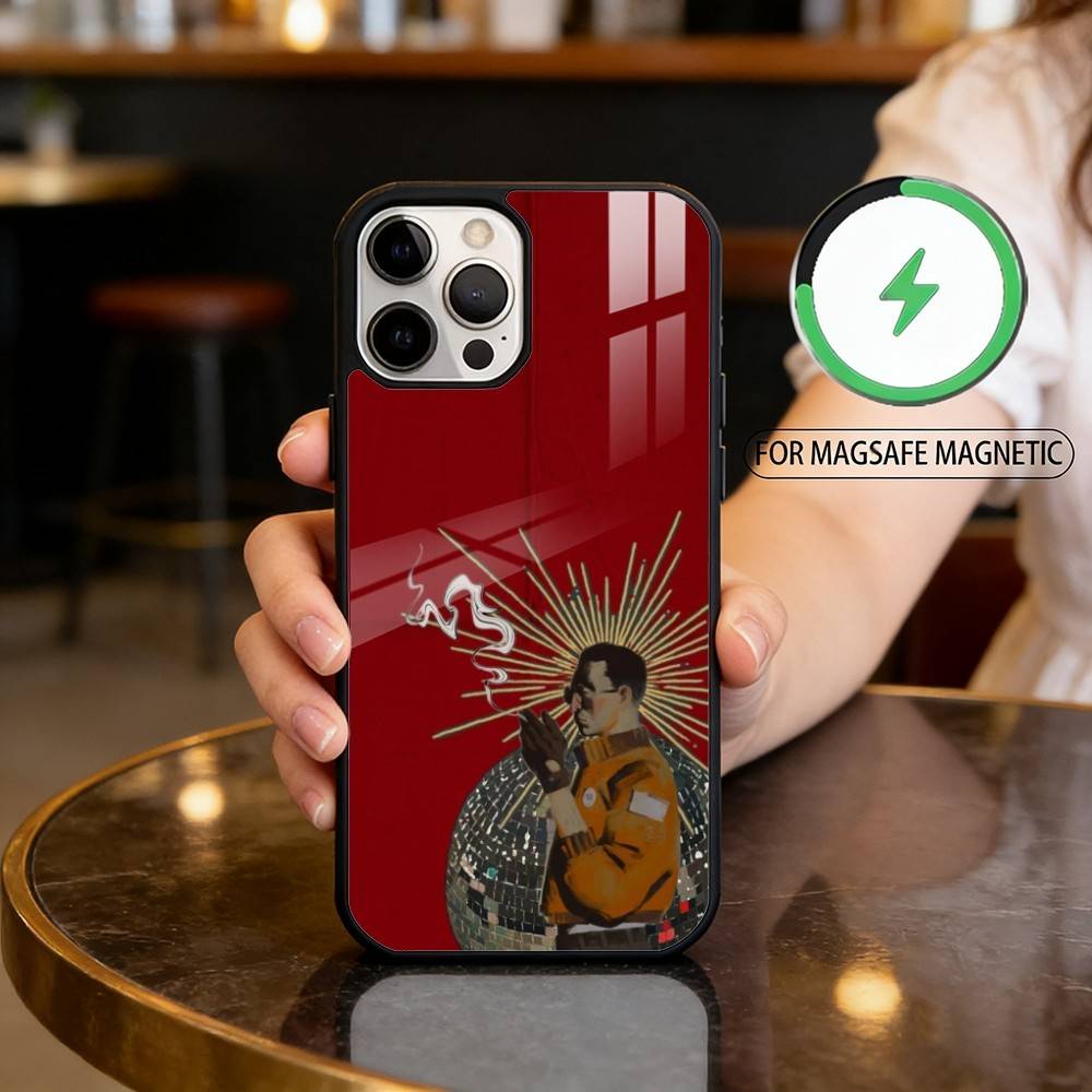 Чехол для телефона G-Game D-Disco E-Elysium для iPhone 17, 16, 15, 14, 13, 12, 11 Plus, Pro Max Магнитный Для Magsafe Беспроводной Зарядки