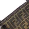FENDI Zucca Tote Bag Brown Nylon canvas Women Used