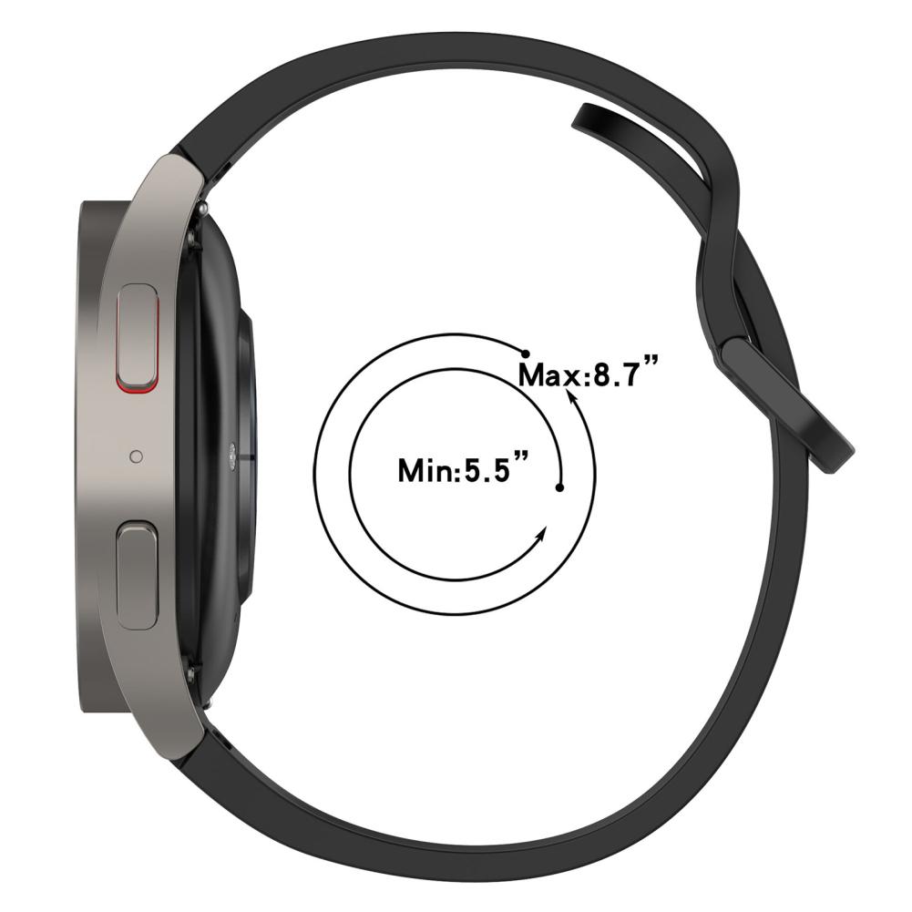 Оригинальный силиконовый ремешок для Galaxy Watch5/5 Pro монохромный ремешок на запястье