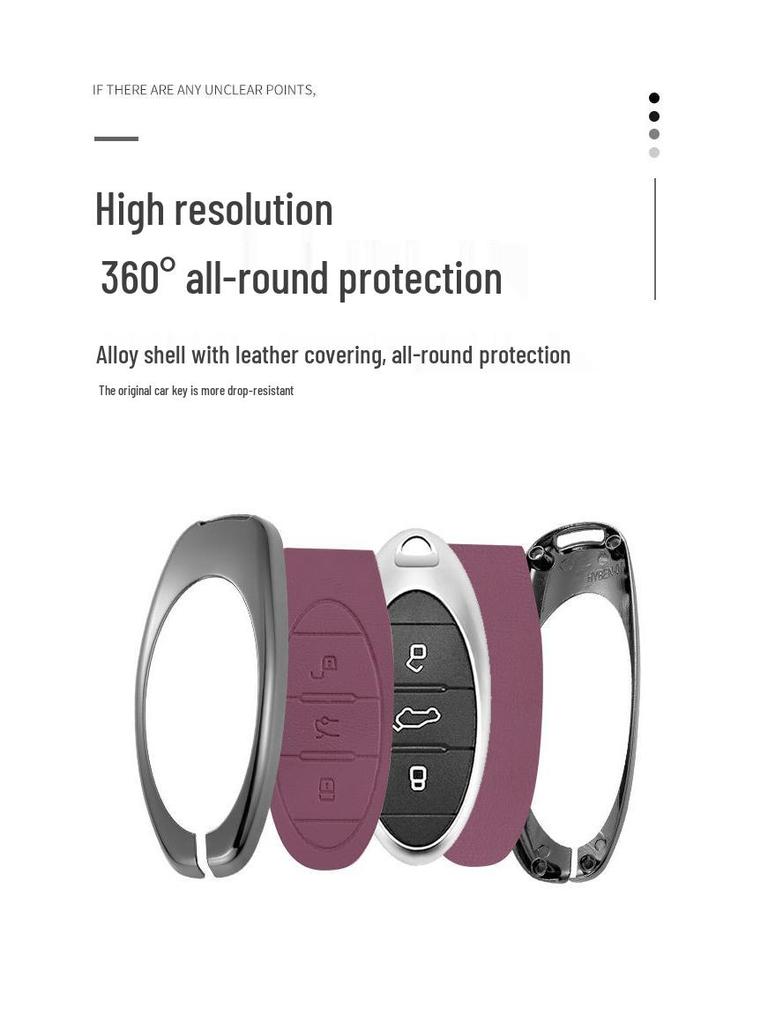 Чехол для ключа автомобиля FAW Bestune 2023: Модели B70, T77, T99, T55, M9, NAT, B70S