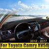 Для Toyota Camry XV50 Hybrid 2012 2013 2014 2015 2016 2017 автомобильный чехол на приборную панель, защищающий от света, солнцезащитный козырек, анти-УФ-коврик, нескользящий коврик