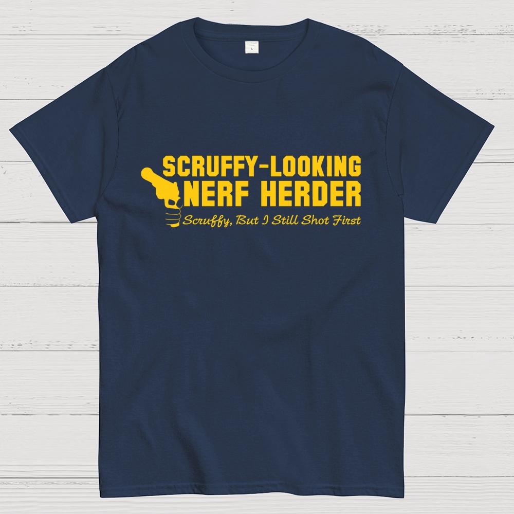 Scruffy Rebel Cotton Summer Casual Cool Loose T-Shirt