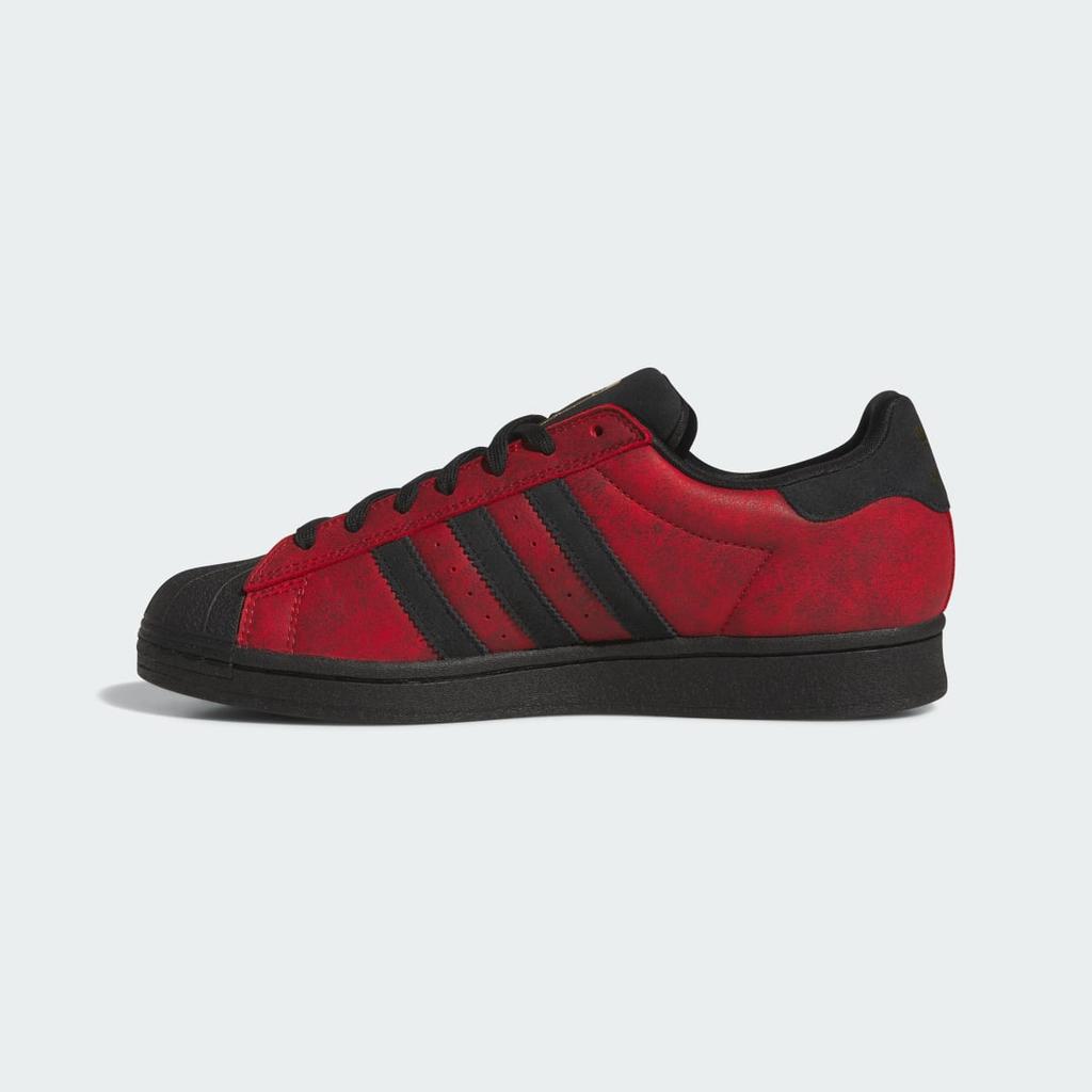 adidas SUPERSTAR ADV KJ5118 Unisex Originals Sneakers Better Scarlet / Core Black / Gold Metallic