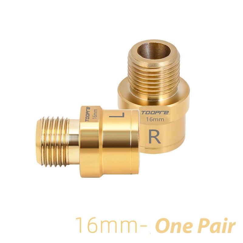Bike Bicycle Pedal Extender 16mm/20mm for 9/16 in Threaded Pedals Chrome-Molybdenum Steel