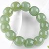 Сертификат: Синьцзянский Хэтяньский нефрит, браслет из бусин цвета воды озера, унисекс, цвет зеленого утиного яйца бию, розовый, зеленый, ручная работа.
