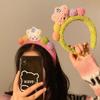 Plush Cartoon Bear Headband: Perfect for Autumn/Winter Skincare, Versatile Outings, and Effortless Style.