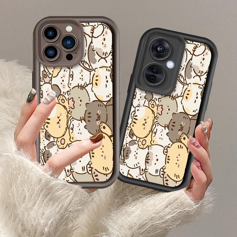 Cute Cartoon Cats Printed Fashion Case Flexible Soft Silicone TPU Shell Full Back Cover for Xiaomi Redmi Poco