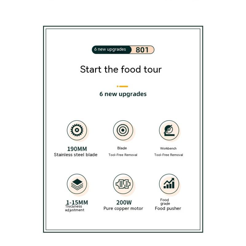 Машина для нарезки мяса Автоматическая бытовая машина для нарезки ломтиков Машина для нарезки хлеба из баранины