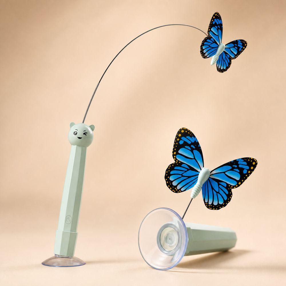 ABS Butterfly Cat Teaser Electric Rotating Automatic Cat Toy New Interactive Cat Toy Pet Gifts