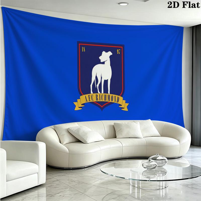 A.F.C. Richmond Wall Tapestry Aesthetic Wall Hanging Printed Fabric Blanket Decorative Tapestries for Bedroom Living Room Home Decor