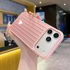 Роскошный чехол из алюминиевого сплава для телефона с 3D гофрированной полосой для iPhone 17 Pro Max и других