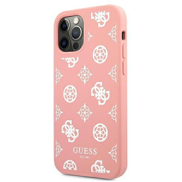 Guess Guhcp12Llspewpi Iphone 12 Pro Max6,7 Różowy/Pink Hard Case Peony Collection