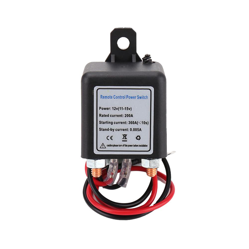 Реле отключения аккумулятора 12 В 200 А, автомобильный аварийный выключатель, противоугонный пульт дистанционного управления, выключатель для предотвращения разряда аккумулятора