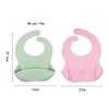 3D waterproof baby bib baby supplies cute cartoon animal print children's bib girl boy adjustable soft silicone bib baby feeding
