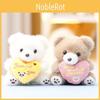 Bear Love Keychain Cute Cartoon Girl Backpack Decoration Hanging Plush Gift Doll