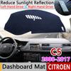 Для Citroen C5 2008 2009 2010 2011 2012 2013 2014 2015 2016 2017 MK2 Противоскользящий Коврик На Панель Приборов Чехол На Панель Солнцезащитный Козырек На Панель Аксессуары Dashmat