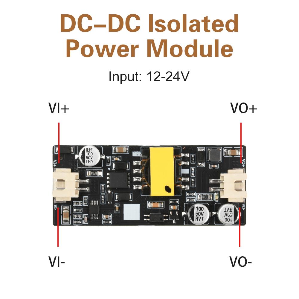 15W DC-DC Isolated Power Supply Module 12-24V Input 12V 24V Output High Efficiency Industrial Power Conversion Board