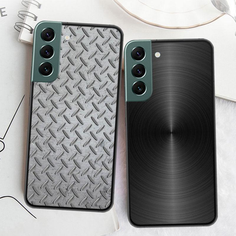 Чехол для телефона со стальным принтом и текстурой шлифованного металла Для Samsung Galaxy Note 20 Ultra 10 Lite 9 8 M12 M21 M30S M31 M32 M51 M52 S10 S9 S8
