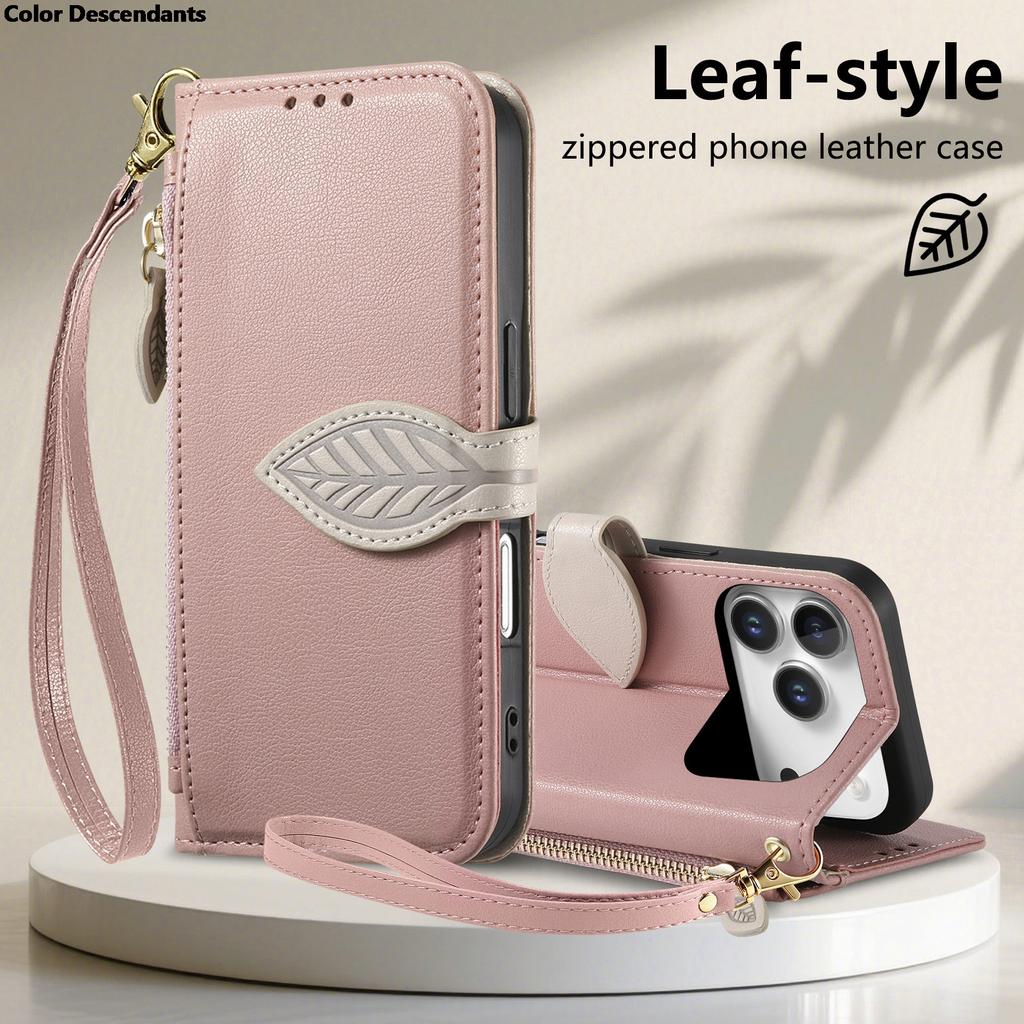 Leaf Buckle Crossbody Lanyard Wallet Case For Infinix Note Hot 50 Pro Plus Spark 20C Card Holder Luxury Leather Phone Cover Bags