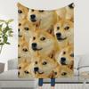 Плед-покрывало Супер Уютный Плюшевый Гостиная Диван Cheems Doge Диван Смешной Детский Подарки на День Рождения
