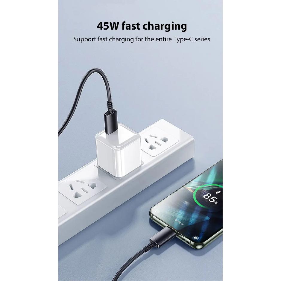 PD 45W Fast Charging Cable For Samsung Galaxy S25 S24 S23 S22 S21 Ultra Plus USB C Data Cable A56 A55 A54 Note 20 10 Accessories