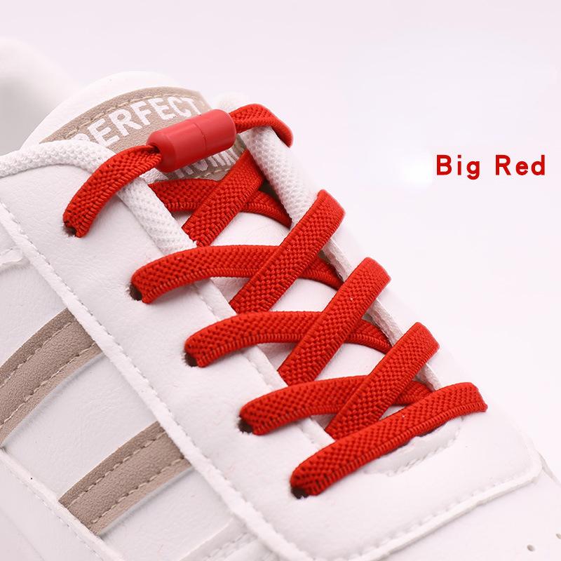 Elastic Laces Sneakers Colorful Options No Tie Shoelace for Sports Round Shoelaces Without Ties Kids Adult Shoes Accessories