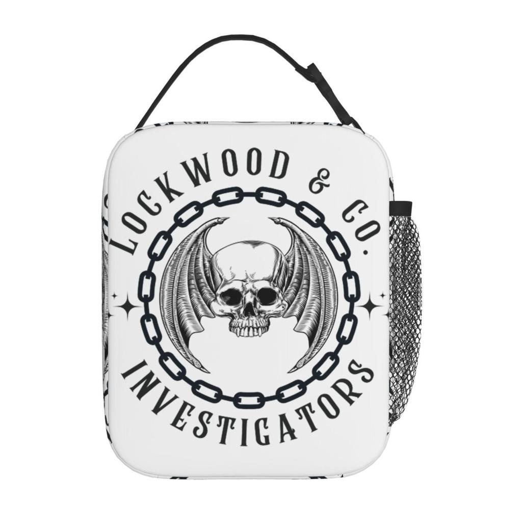 Lockwood & Co Insulated Lunch Bags Large Meal Container Cooler Bag Tote Lunch Box Office Outdoor Men Women