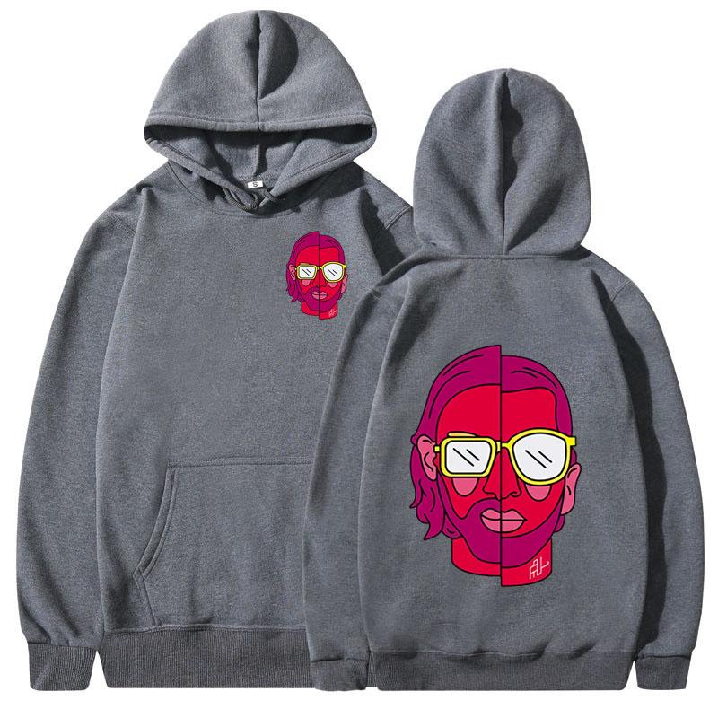 Le Monde Chico Double Sided Graphic Print Hoodies Album PNL French Rap Hip Hop Sweatshirts Men Women Fashion Pullover Streetwear