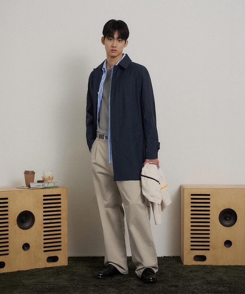 Beanpole Men Single Mac Coat Navy