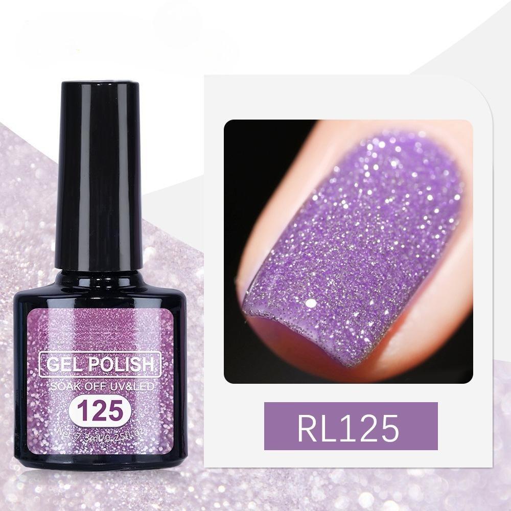 7,5 мл гель-лак для ногтей с блестками, замачиваемый УФ-светодиодный гель-лак для дизайна ногтей, маникюр