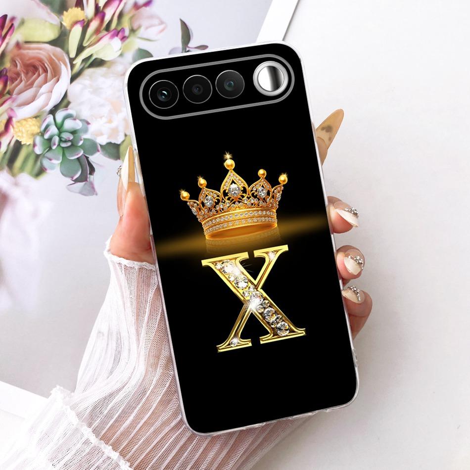 Для Realme 16 RMX5171 2026 Модный чехол для телефона с буквой-короной Для Realme 16 5G Мягкие силиконовые TPU чехлы