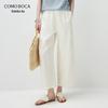 Женские укороченные брюки прямого кроя Kemengboka из лиоцелла Tencel