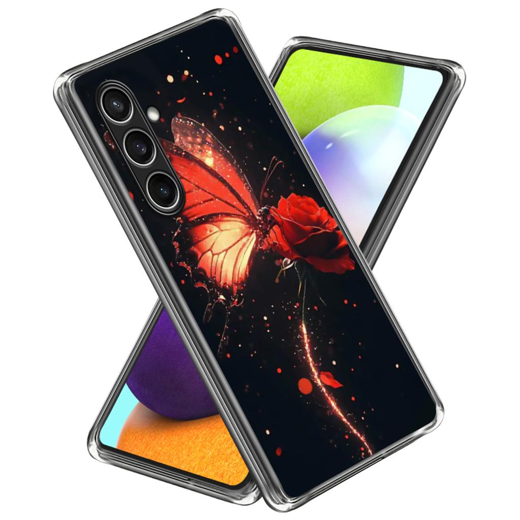 Для Samsung Galaxy S24 FE чехол с рисунком, ударопрочный чехол для телефона TPU