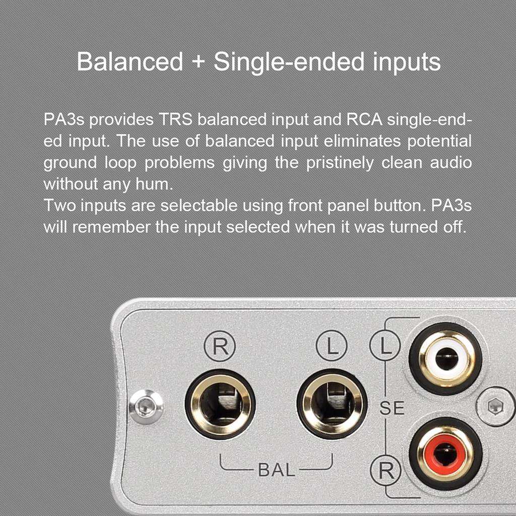 TOPPING PA3s Усилитель мощности MA12070 2 Class D Full Balance Single End AMP 80W 2 RCA TRS Усилитель мощности (Серебряный)