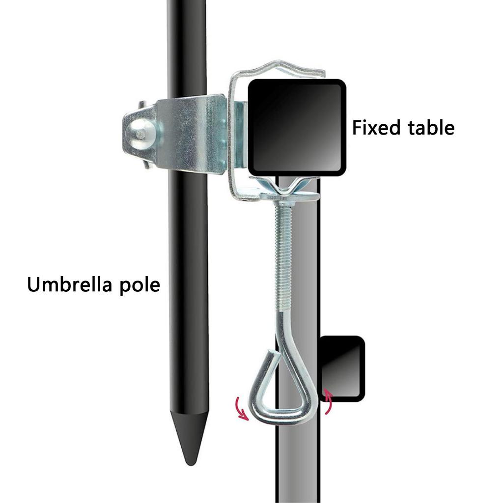Многоцелевой держатель для зонта, зажим для пляжного зонта на террасе для надежной и устойчивой установки в различных условиях на открытом воздухе