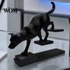 Artistic Tension Home Accent 3D Printed Cat Dog Figurine, Stair Animal Sculpture, Shape Figurine Cat/Dog Stepping Desktop Ornament Gift