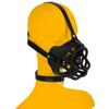 Leather Adjustable   Sex Toy Net Hole Ball Black Mouth Mask Gag Leather Adult Sex Tool BDSM Slave Training