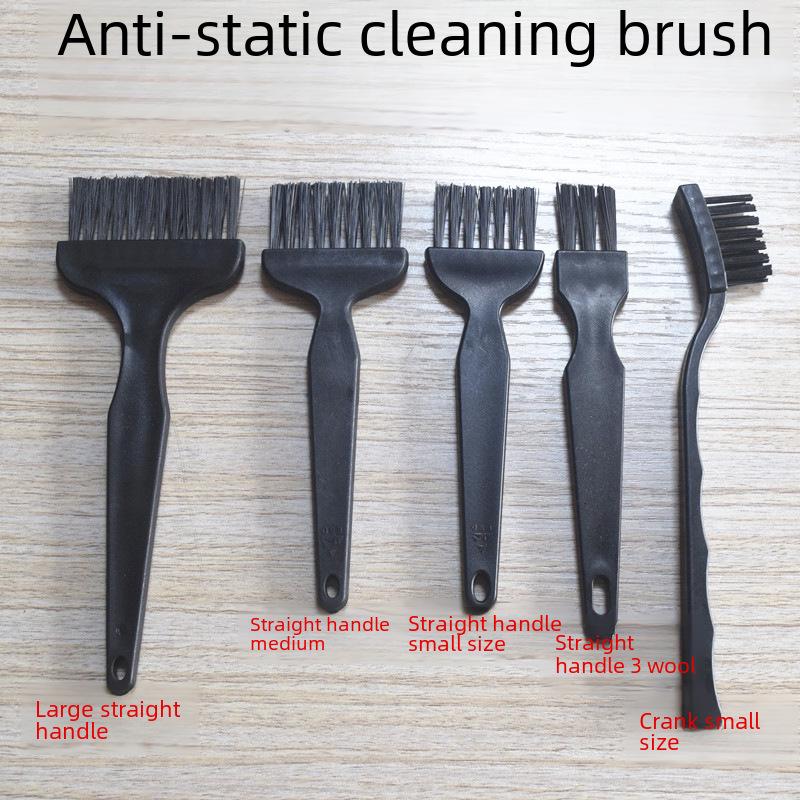 Набор антистатических щеток для очистки пыли с телефонов, компьютеров, клавиатур и печатных плат с круглой рукояткой