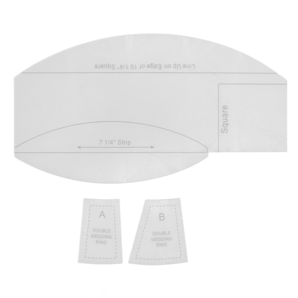 Набор швейных линеек Сделай сам Прозрачный акриловый с четким процессом печати для измерения рисования поделок