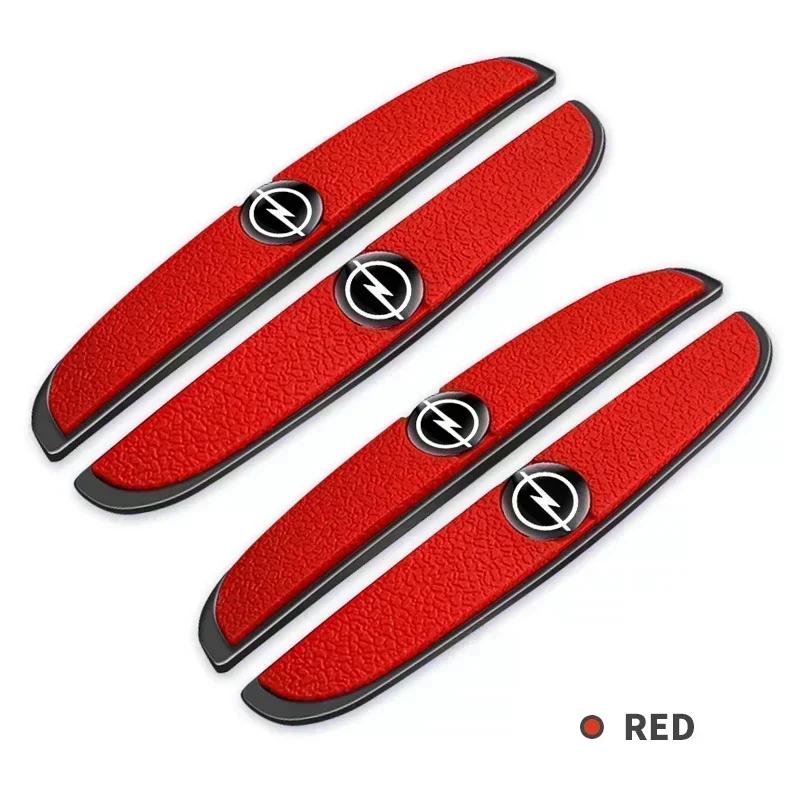 4PCS Car Door Anti-collision Bumper Strip Protective Sticker For Opel Astra Insignia Corsa Zafira Meriva Mokka Vivaro Vectra