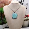 New Style Necklace Natural Stone Irregular Diamond Pendant Necklace For Women Birthday Gift Chain 60 CM