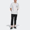 Adidas Originals Trefoil Outline Casual Comfort Crew Neck Short Sleeve T-Shirt Men Tops White DV1562