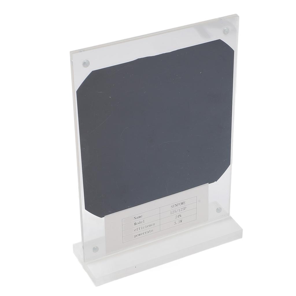 Mini Solar Panel 3.3W Monocrystalline Silicon Acrylic Portable Solar Panel for Science Project