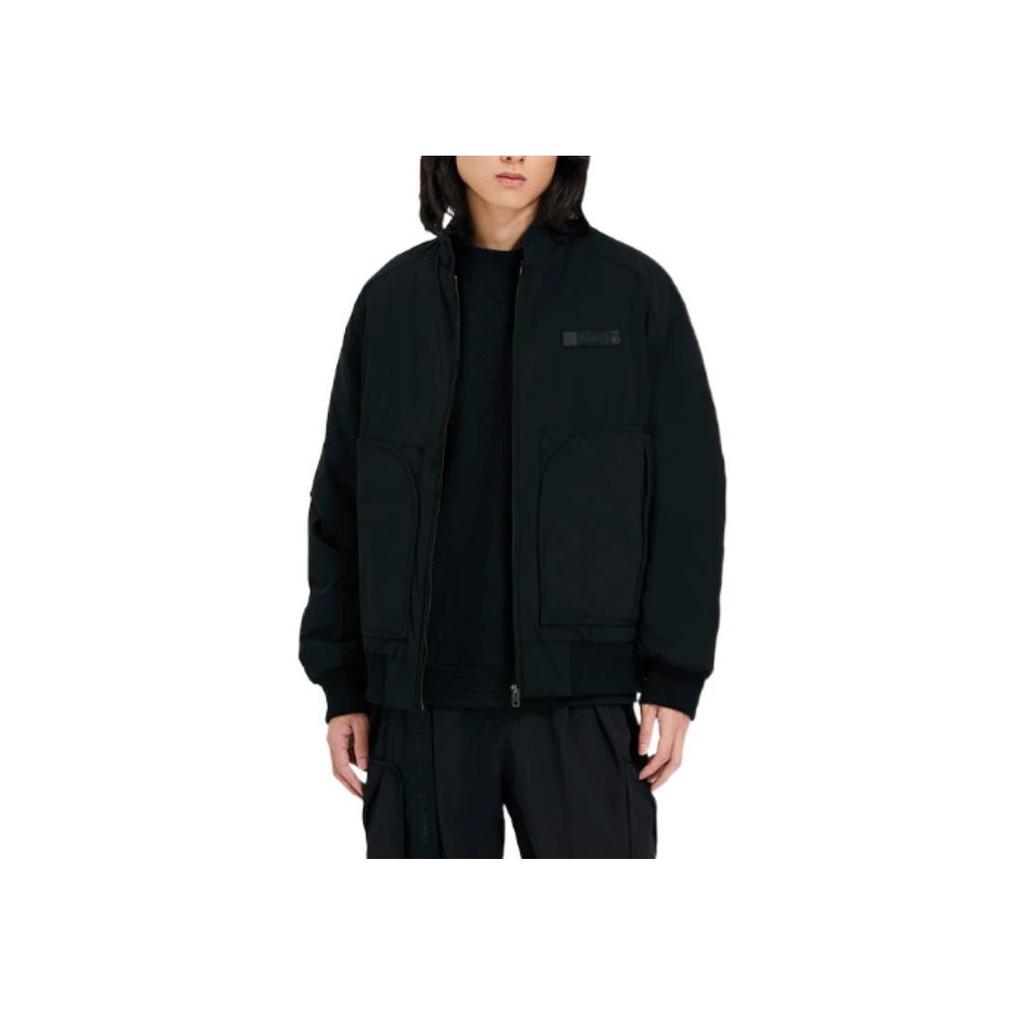 Li Ning X Jackie Chan Kung Fu Series однотонная куртка-пуховик с воротником-стойкой для мужчин, верхняя одежда, черный цвет AYMS139-2