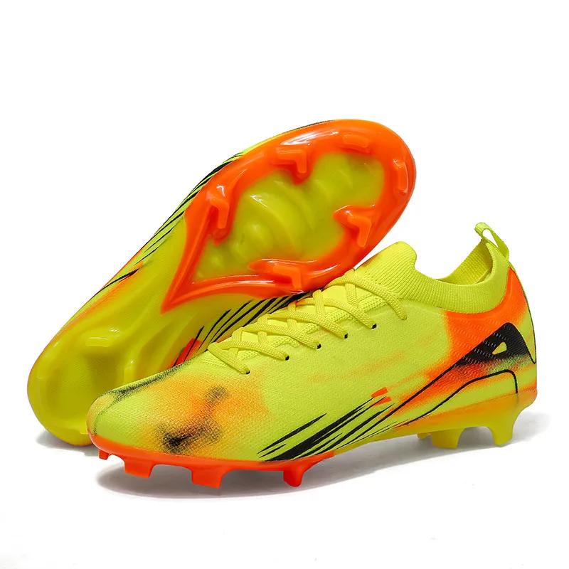 Fashion Brand Fashion Soccer Cleats Men Women Original Professional Futsal Sneakers Men Long Spikes Football Sports Shoes Men Trainers