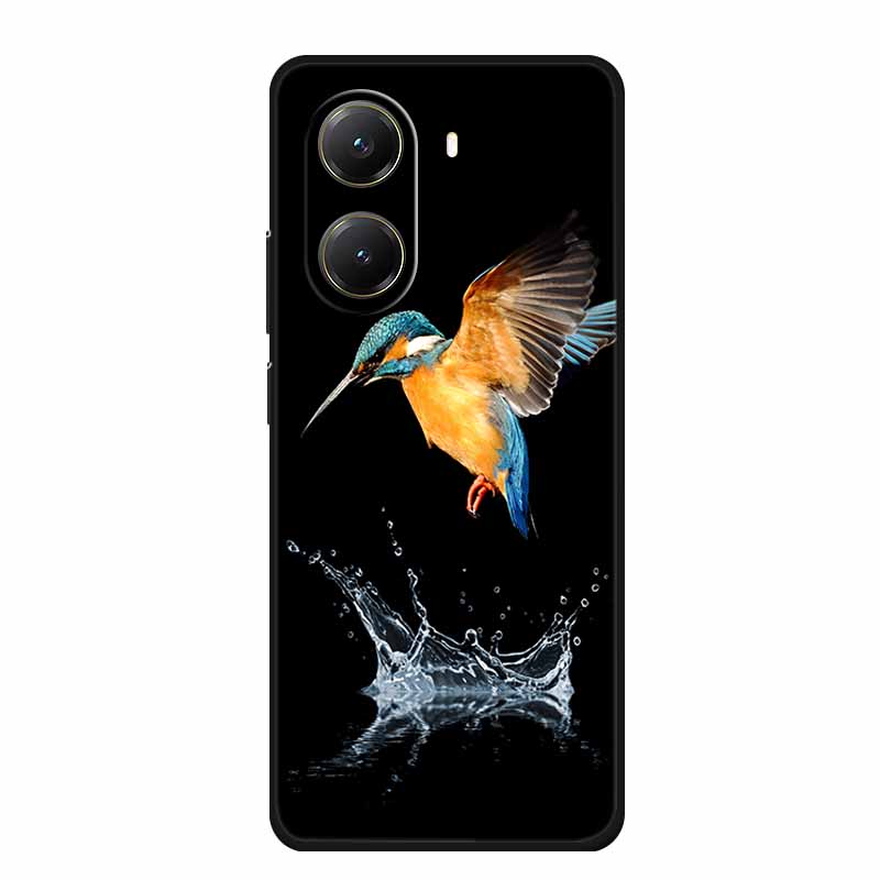Чехол для Poco X7 Pro X 7 Pro Черный силиконовый мягкий чехол для телефона Для Xiaomi Redmi Turbo 4 Pro Задняя крышка Чехол Turbo4 Pro Funda