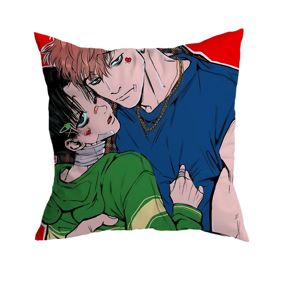 Подушка с принтом Killing Stalking, чехол на подушку для гостиной, дивана, спальни, декорация для дома